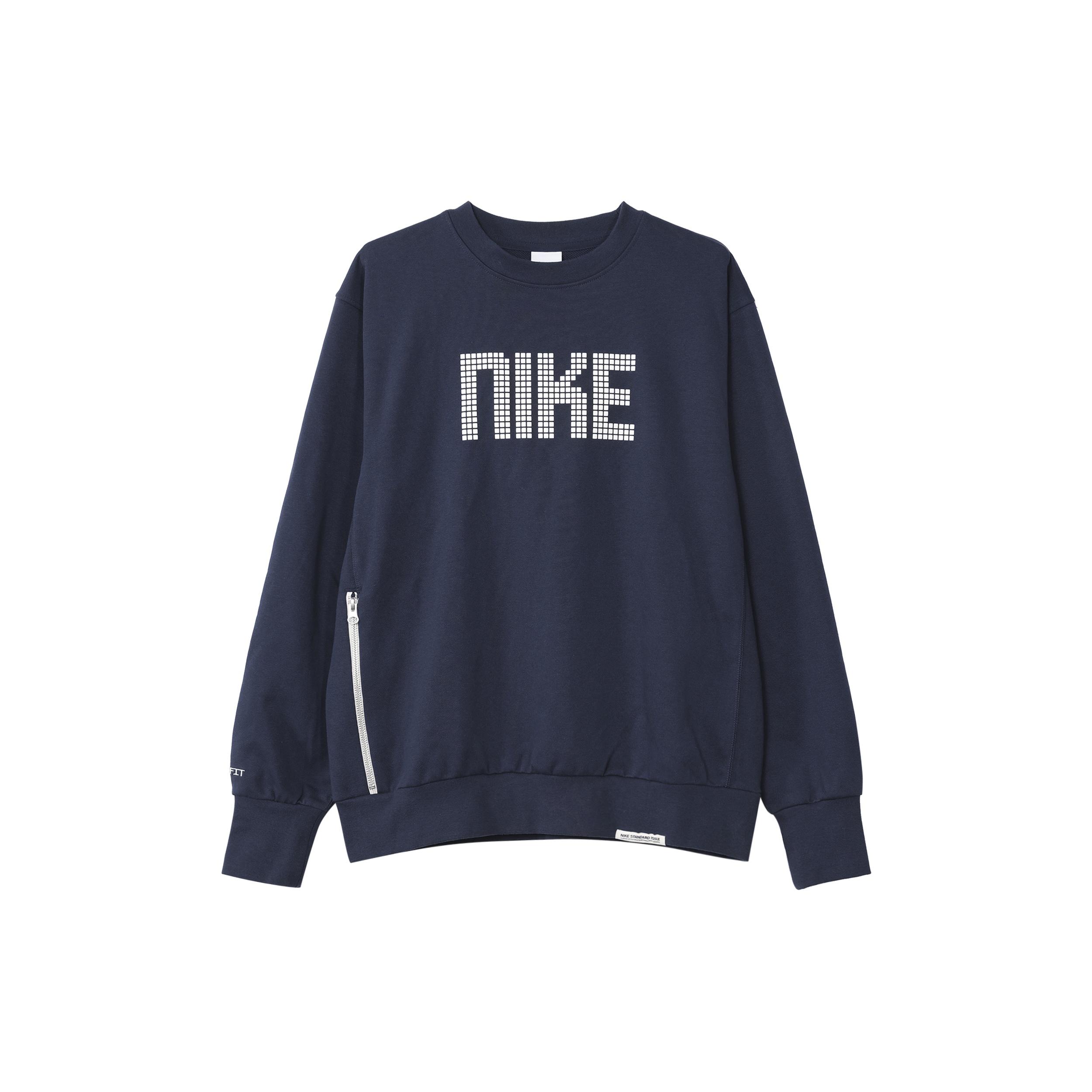 Nike Dri-FIT Standard Issue Soccer Crewneck Sweatshirt Blue Men s FD9744-410 XL