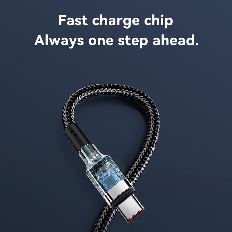 D-Dual Type-C Data Cable 120W Fast Charge Cable PD Quick Charging High Quality For iPhone Xiaomi 17 Plus Pro Max Samsung