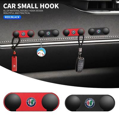 1pcs Car Sticky Hook Key Fob Holder For 159 147 156 166 Giulietta Giulia Mito Stelvio Brera Spider Auto Accessories