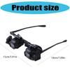 Adjustable LED Head Magnifier Glasses Convenient LED Head Mounted Magnifier For Sewing Crafts And Electronics 2X 24X