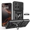 For Motorola G67 Case Moto G77 G67 Power G57 Power Cover Magnetic Ring Holder Armor Phone Case Slide Camera Protect Back Cover