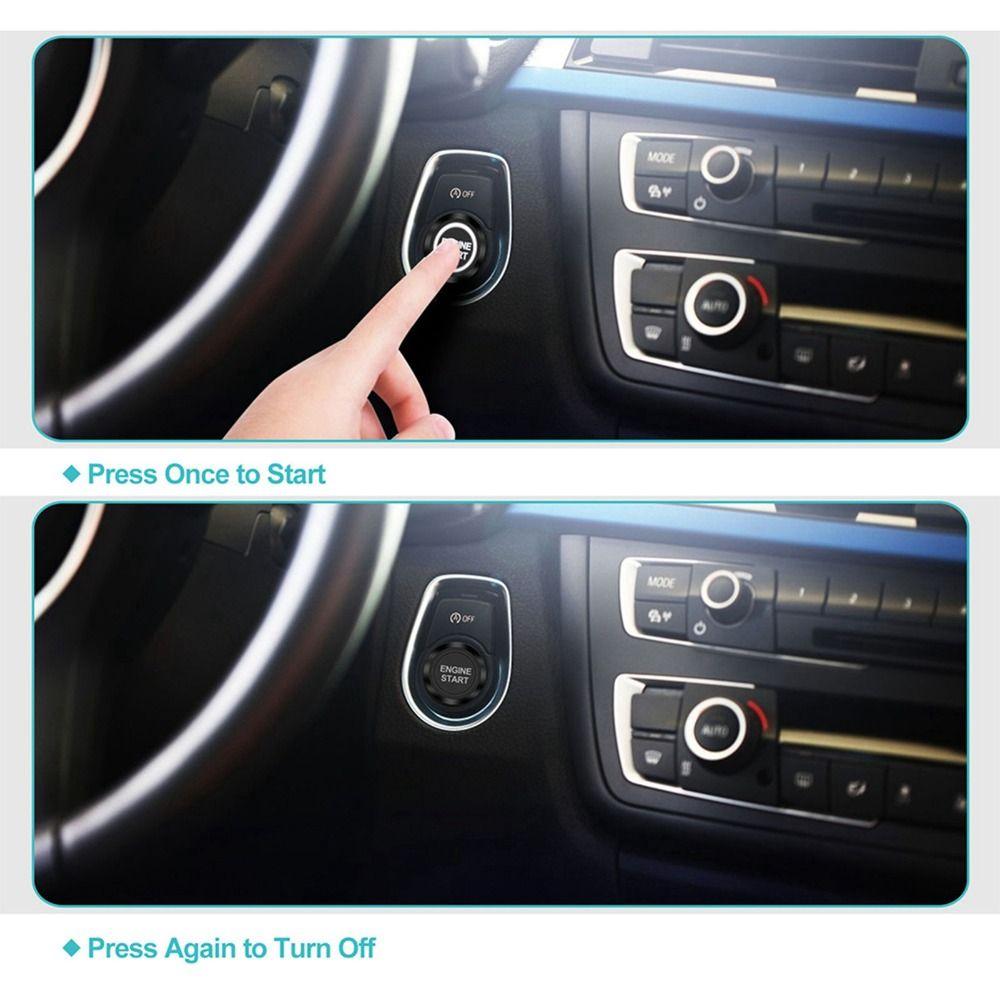 12V Waterproof Engine Start Button Zinc-Aluminium Zinc Zinc Alloy Push Button Switch  Car Engine