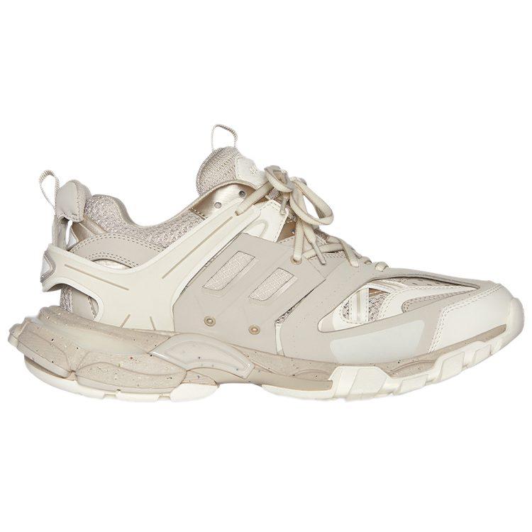 Balenciaga Track Fabric Low Top Chunky Sneakers Women's Light Beige 542436W3FE49697