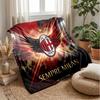 Couverture sur le thème de l'AC Milan Couverture douce en flanelle Couverture jetée en peluche Couverture douillette pour canapé et lit pour la décoration de la maison