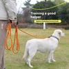 Reflective Long Dog Training Leash Heavy Duty Wear Resistant Nylon Pet Traction Lead For All Dogs Outdoor Daily Walking Hiking