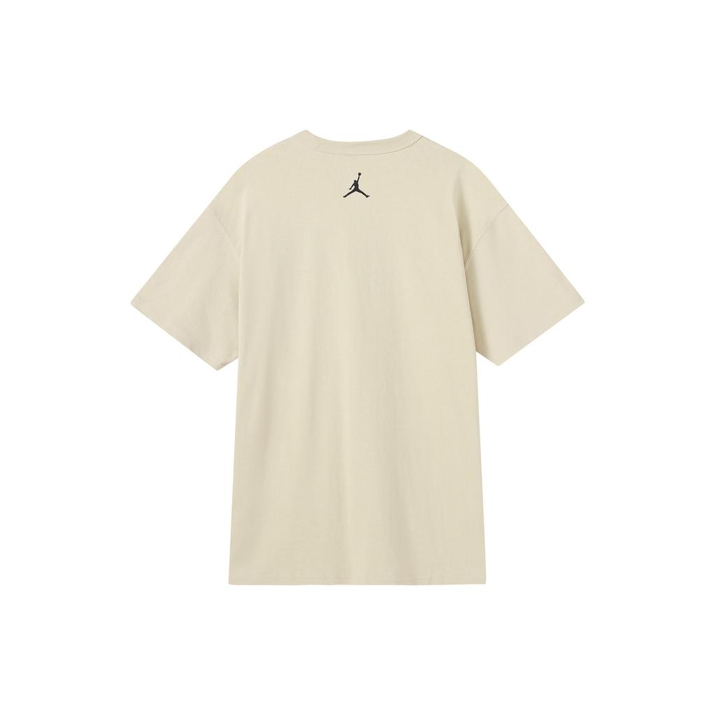 Jordan Solid Color Letter Pocket Sport Short Sleeve T-Shirt Men Tops Yellow DV9724-206