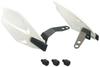 KITACO Knuckle Cover Set for Left and M10 Mirror Lead V125G White (1 Right/with Adapter) 110/Address V125/Address Etc. 562-0900100