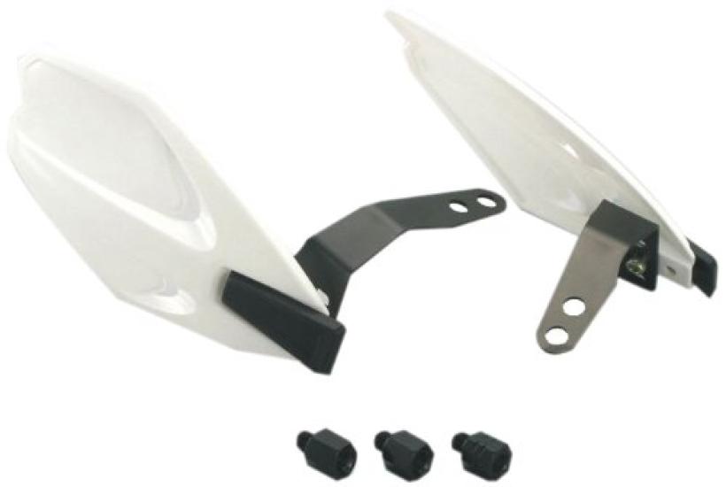 KITACO Knuckle Cover set for left and M10 mirror Lead V125G White (1 right/with adapter) 110/Address V125/Address etc. 562-0900100