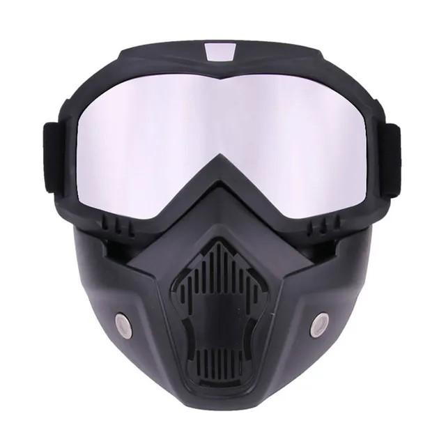 1 piece of detachable mask goggles outdoor sports glasses suitable for driving cycling and outdoor activities
