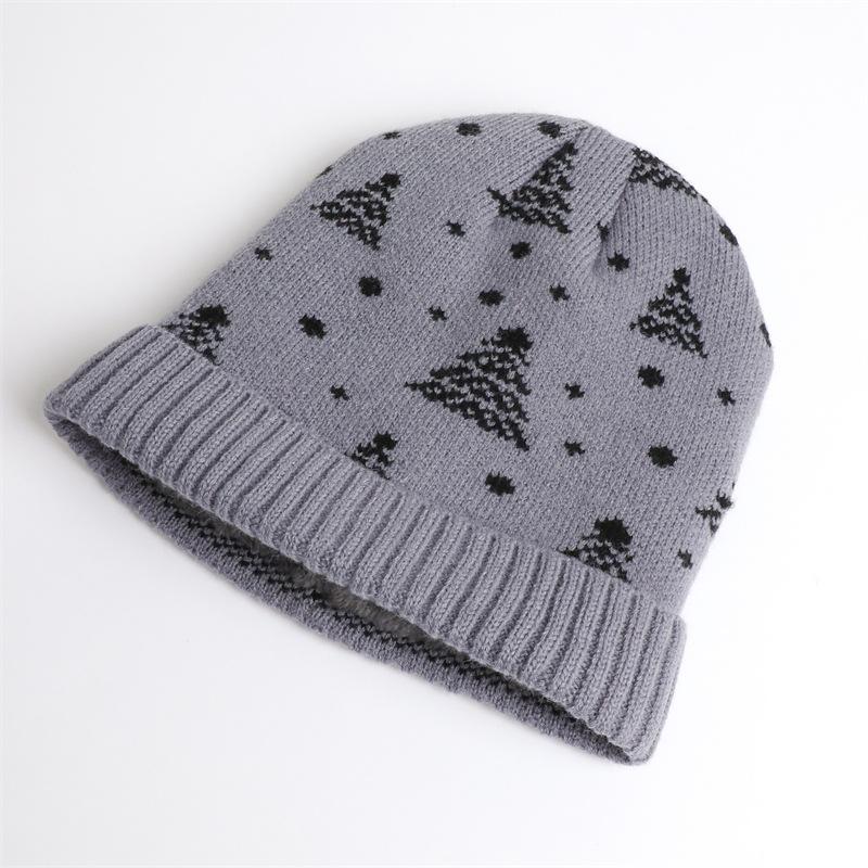 

Cute knitted wool hats for men and women, warm in autumn and winter, ear protectors, cedar hats, sweet and fashionable pullover hats, velvet. Average size 25 * 24cm