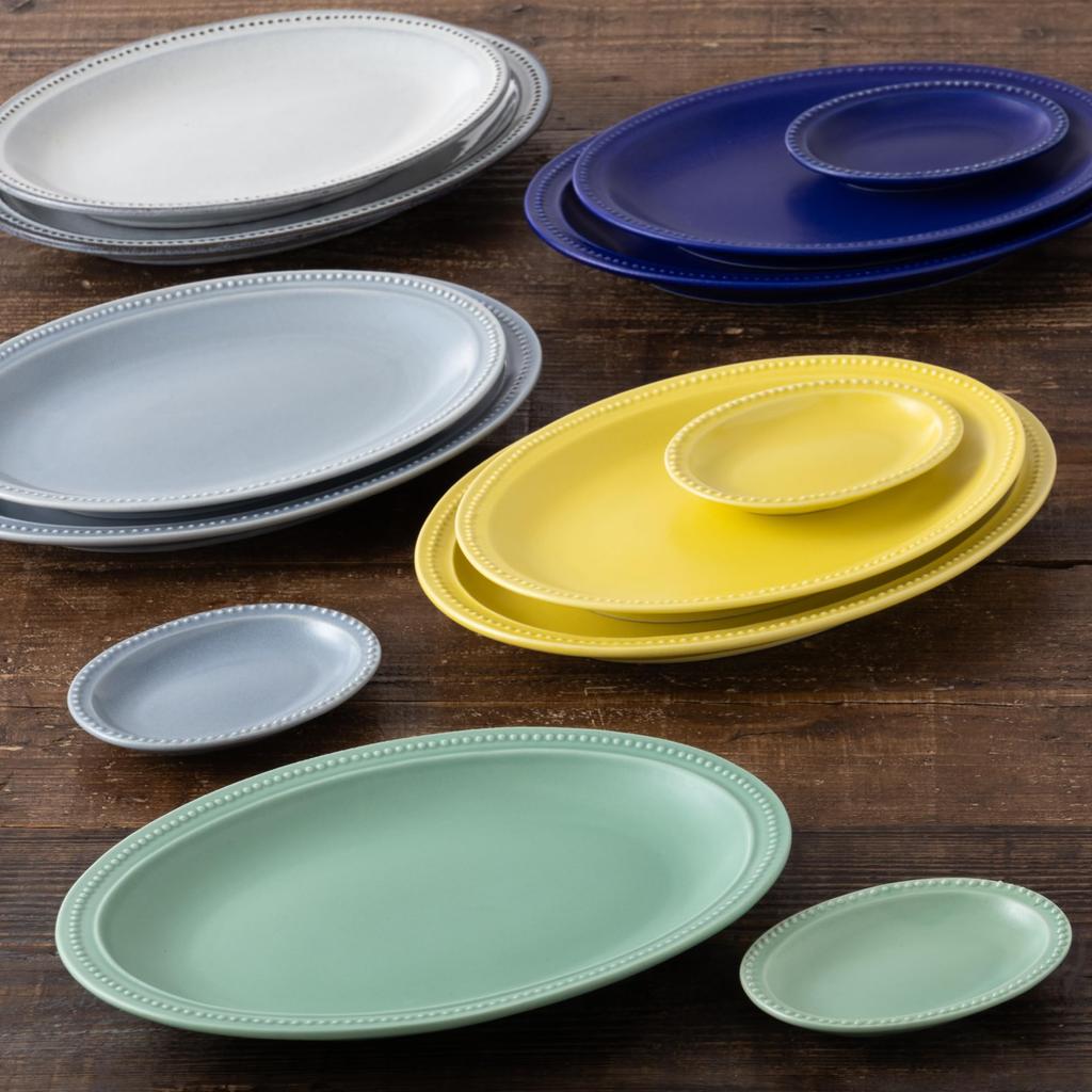 Small Plate Japanese Tableware Rim Dot Plate Mini Cobalt Mino Ware Made In Japan 30316