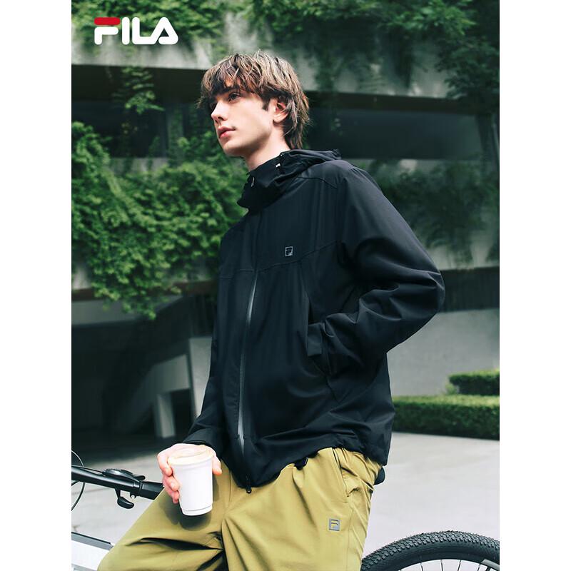 FILA Unisex Windproof Hooded Woven Jacket