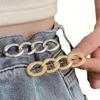 3Pcs Set Mixed Colors Waist Tightener Clips Adjustable No-Sew Waist Clips  For Women Dresses Pants