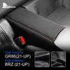 Für Subaru BRZ Toyota GR86 2021 2022 2023 2024 Wildleder Armlehnenbox RHD LHD Leder Armlehnen-Konsolen-Behälter-Pad Innenraumverkleidung