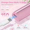 DianaBeauty UV Led Nail Lamp Portable Lamp for Nail Rechargeable Manicure Lamp with Aluminum Alloy Holder Nail Salon Tools
