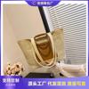 Woven Straw Bag Women's Large-capacity New Casual Shoulder Portable Tote Seaside Vacation Beach Bag