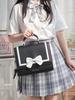 Portable messenger bag transparent versatile women's bag