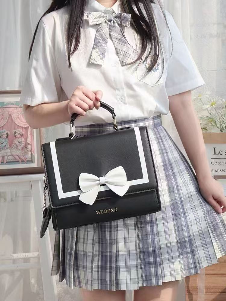 Portable messenger bag transparent versatile women's bag