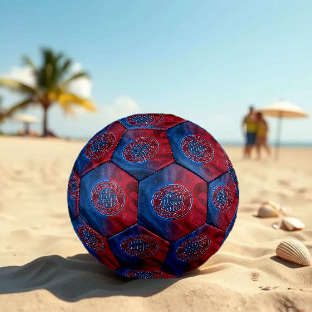 Bayern Munich Taille 5 Ballon de Football Haute Élasticité Ballon de Soccer Pour Compétition Extérieure Entraînement Quotidien Jeu