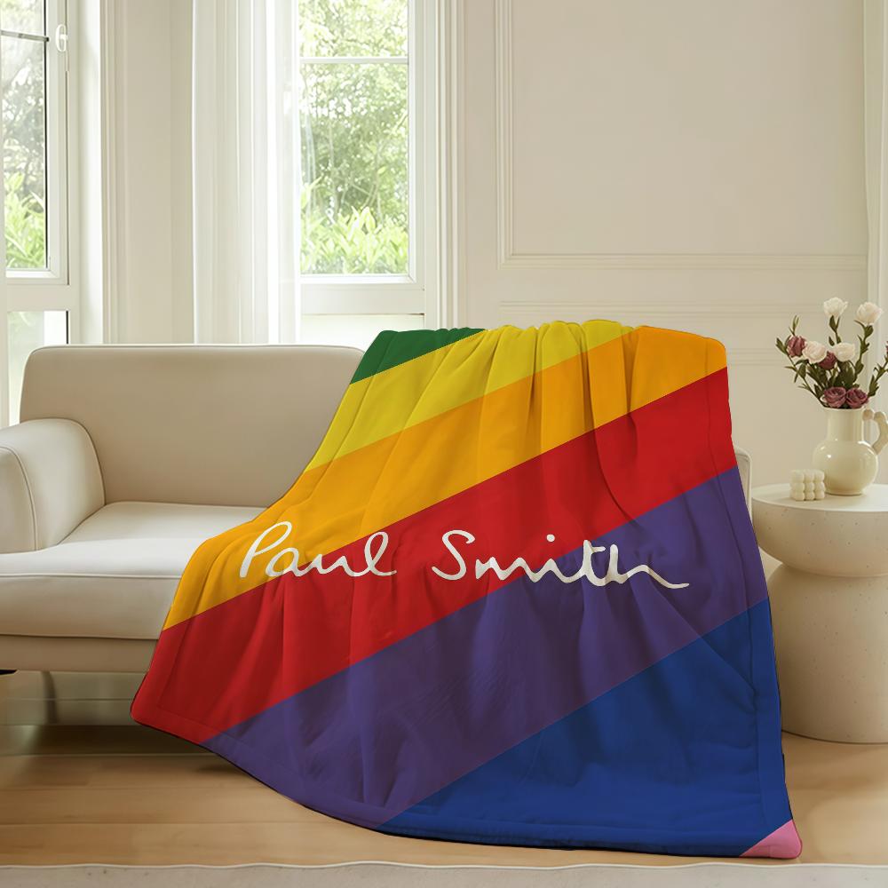 Fashion print P Paul S Smith Blanket For Sofa Office Bed Plane Travel Sleep Read Relax Camping Soft And Warm