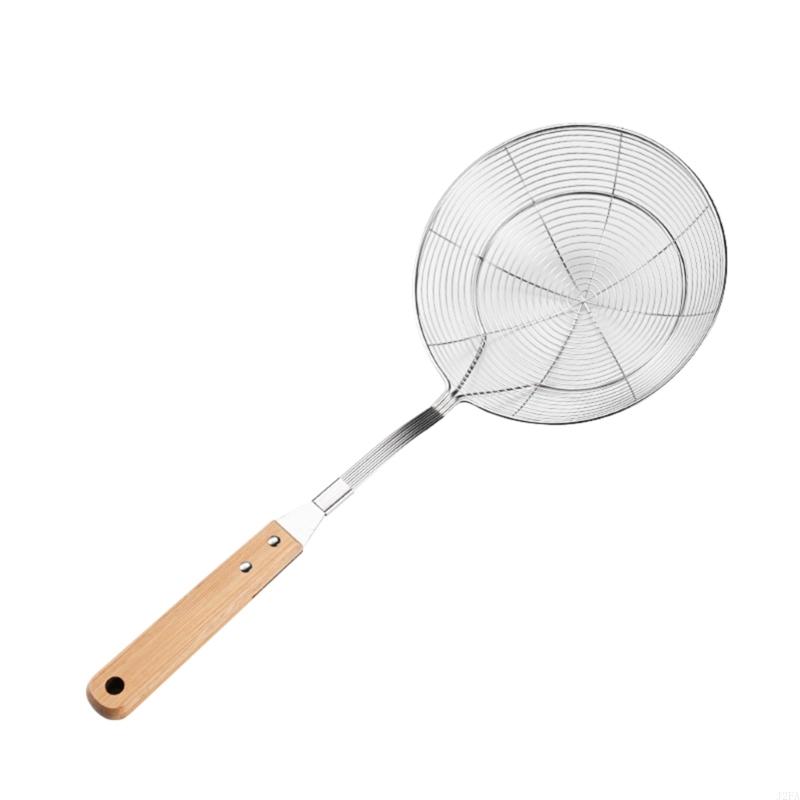 Professional Slotted Strainer Long Handle Spoon Skimmer Ladle for Cooking and Draining Kitchen Accessories