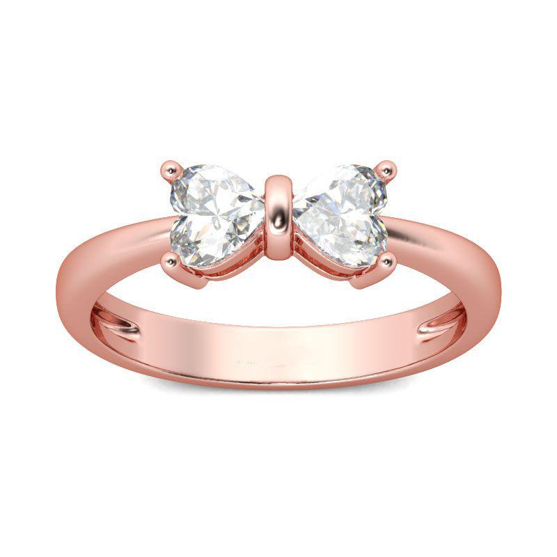 

Kyzc Bow Rose Gold Compact Ring Knuckle Ring no. 6