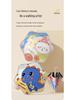 Children's Safety Cartoon Umbrella with Black Glue, Reflective Edging, and Crook Handle