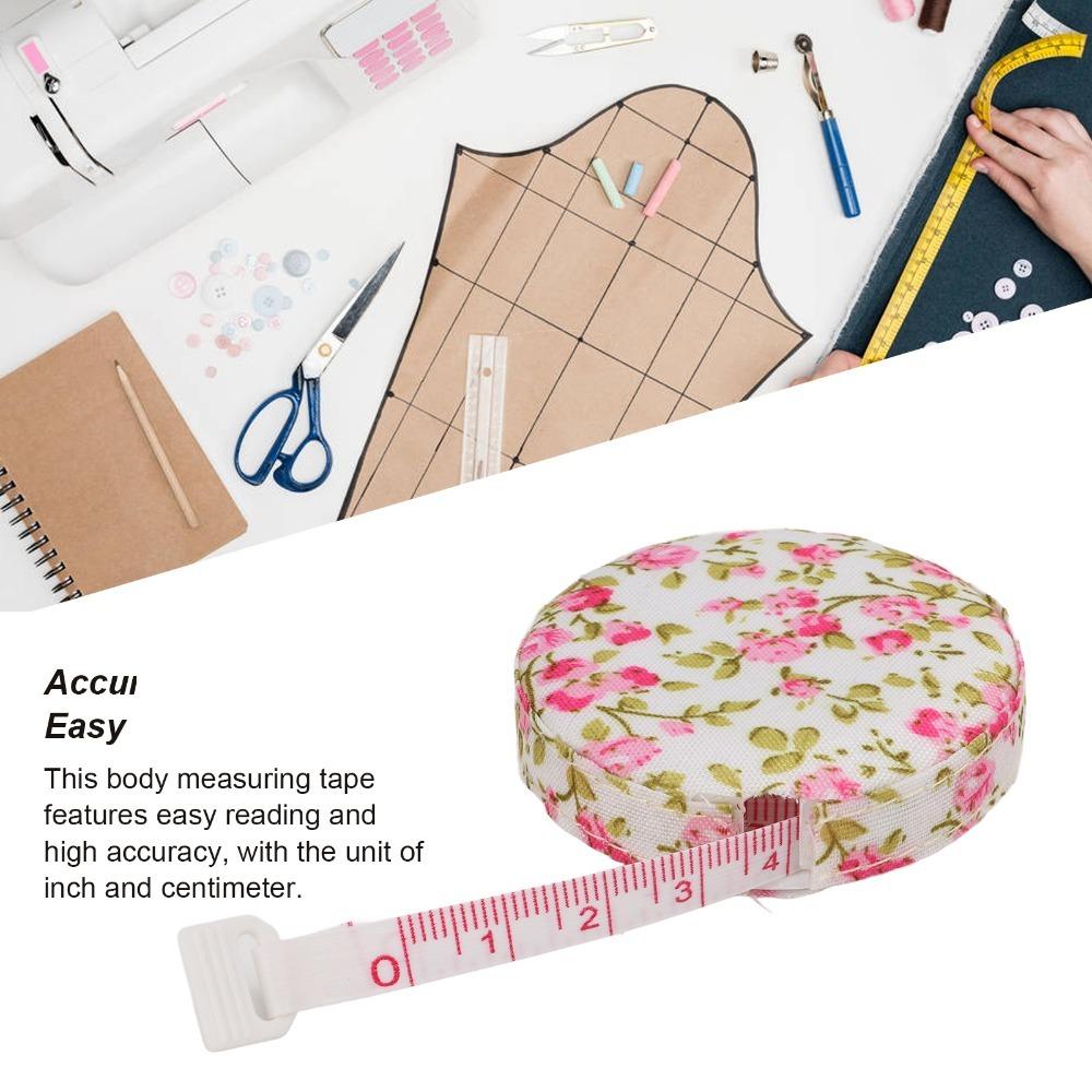 High Accuracy Body Measuring Tape 60in Sewing Measuring Tape Fabric Tape Measure  Tailor Sewing Flower Shape