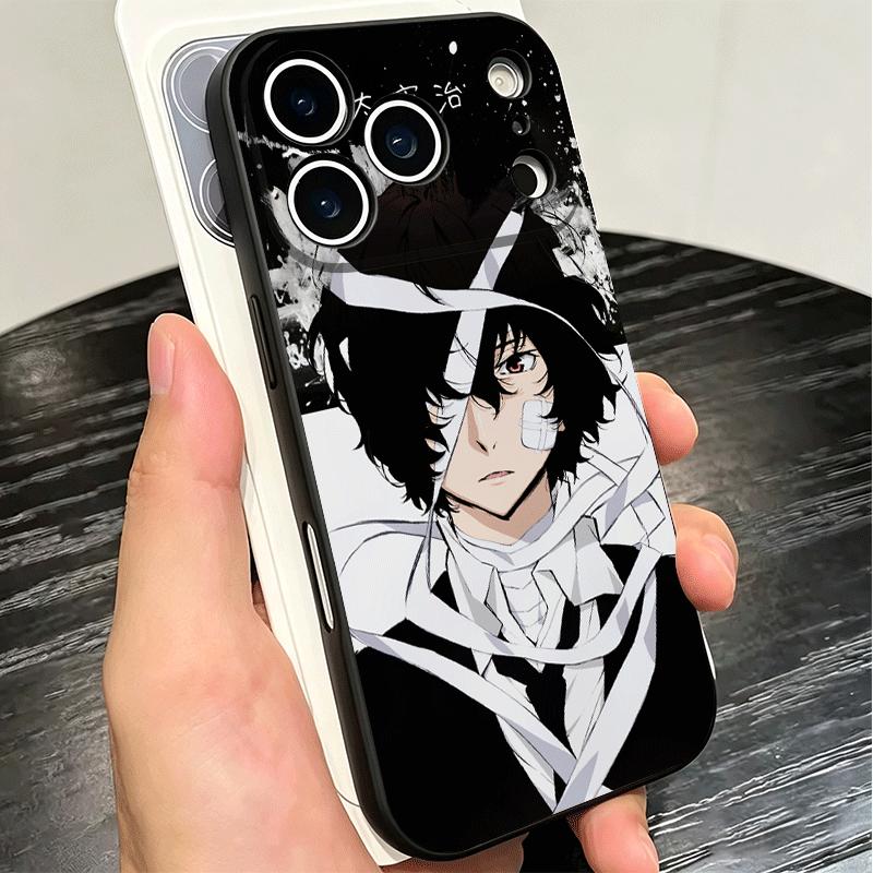 Bungo Stray Dogs Dazai Soft Phone Case for iPhone 16 16E 17 Air 15 Pro Max 14 Plus 13 Mini 11 12 7 Black Cover Back Shell