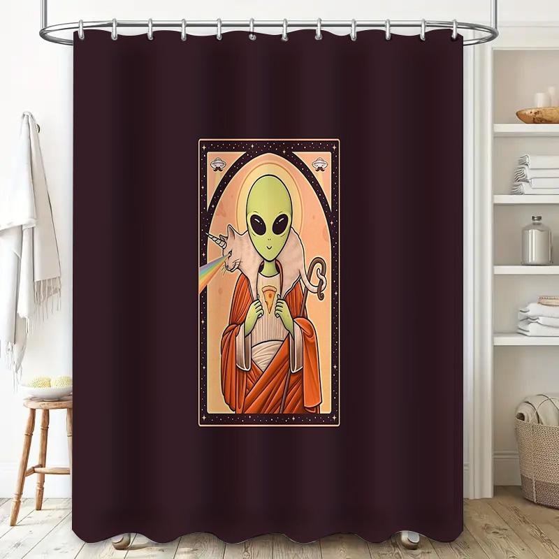Goddess Shower Curtain Celestial Art Divine Decor Bathroom Set Vintage Mythological Wall Tapestry Home Decor Spiritual Gift