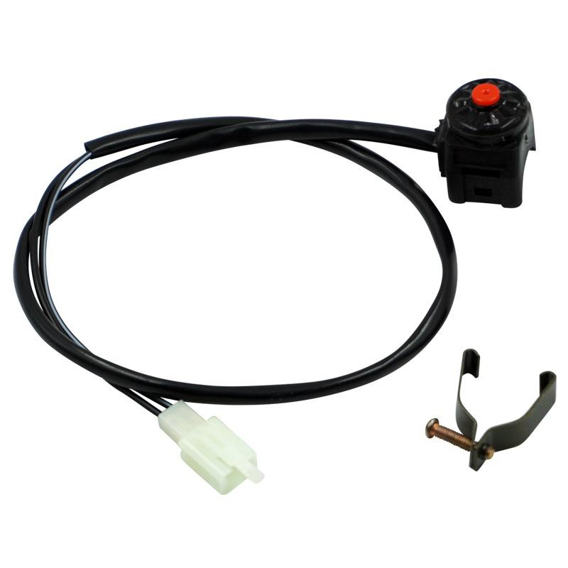 Universeller Motorrad-Kill-Schalter Roter Druckknopf Hupe Starter Dirtbike UTV Dual Sport Für 22mm Lenker Montierbare Stangen
