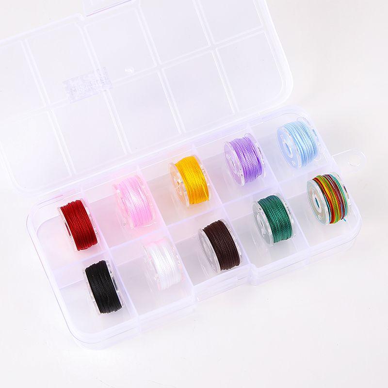 

3-прядный 6912-жильный плетеный шнур для переноски, обмоточная нить, набор упаковочной нити, совершенно новый, сделай сам, плетеный вручную шнур, шнур с бусинами Nylon 9 strands 10 color A Suit 5 m/color