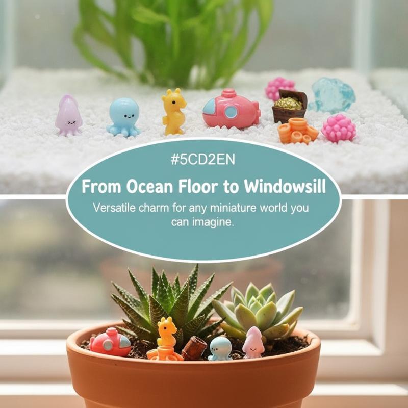 Aquarium Ornament Treasure Chest Box Diver Model Unique Undersea Fish Tank Craft Figurines Miniature Landscape Antique Decor