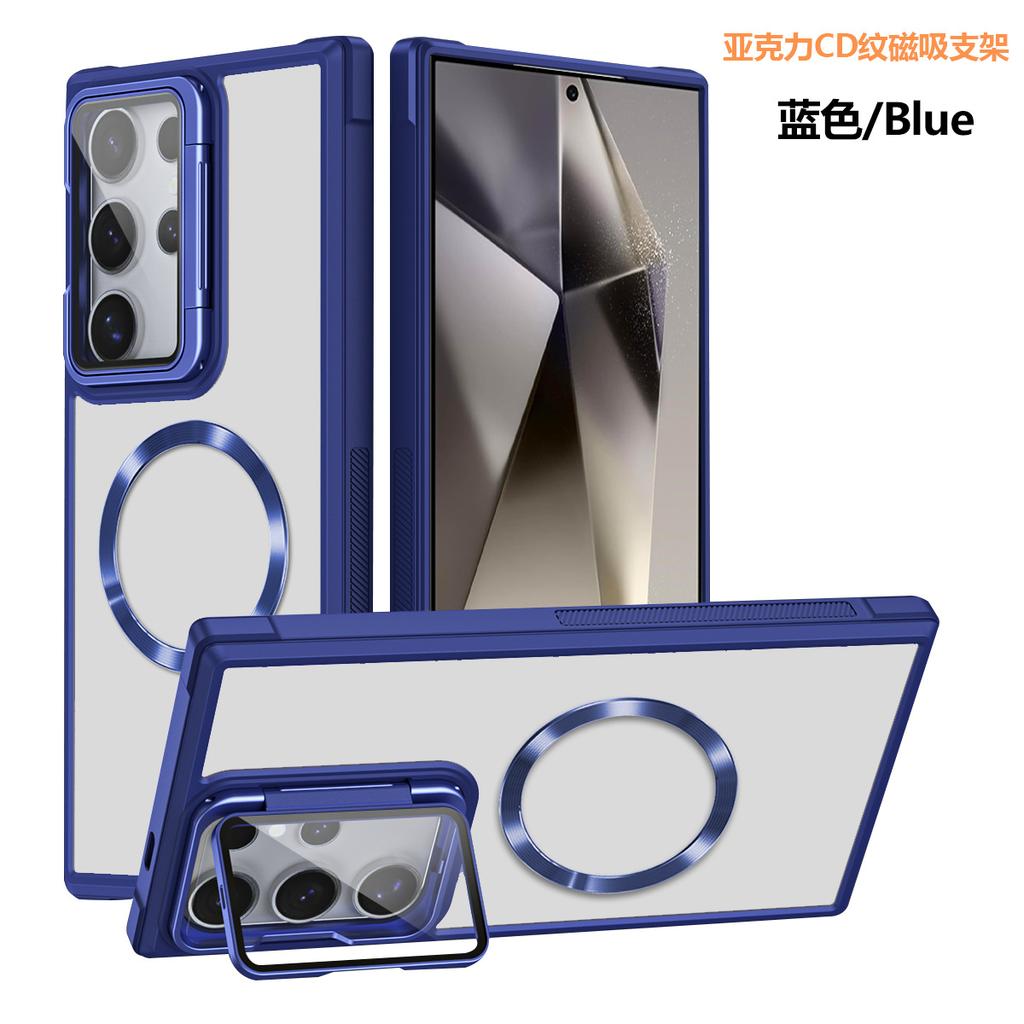 Magsafe Magnetisches Kabelloses Ladecase Für Samsung Galaxy S25 S24 Ultra Plus S23 S24 FE Kamera Schutzhalter Hülle Abdeckung