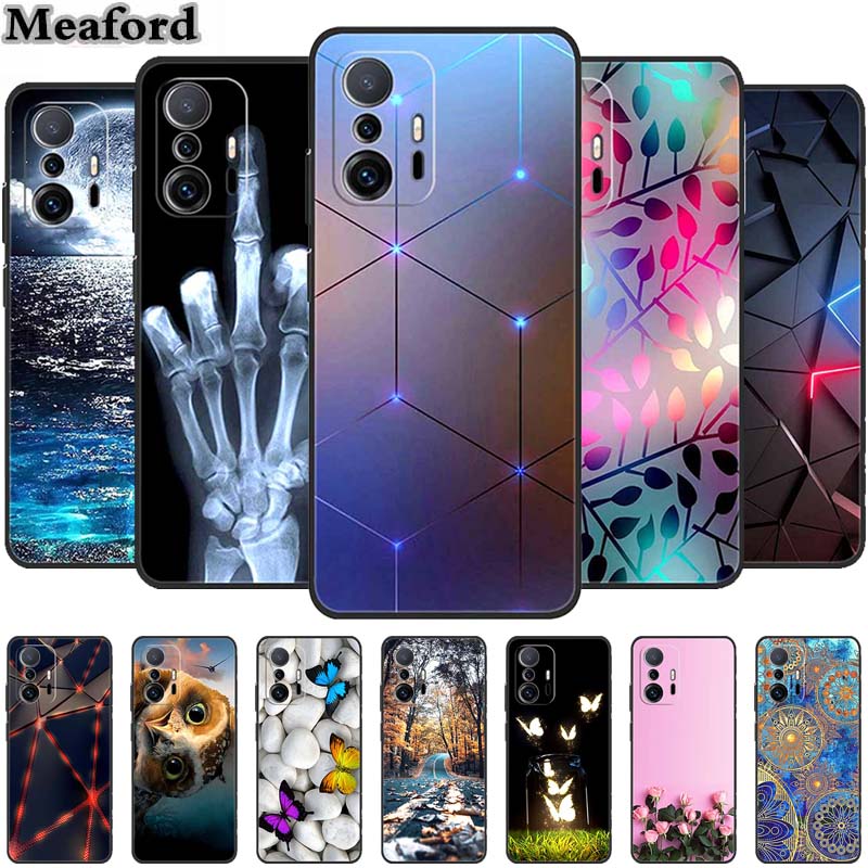 For Xiaomi Mi 11T Pro Case Shockproof Soft silicone TPU Back Cover For Xiaomi 11T Pro Phone Cases for Xiomi Mi11t Pro 5G Cute