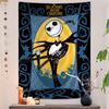 Classic Film The NNightmare BBefore Christmas Anime Figure Jack Tapestry Art Printing Japanese Anime Wall Hanging Home Decor