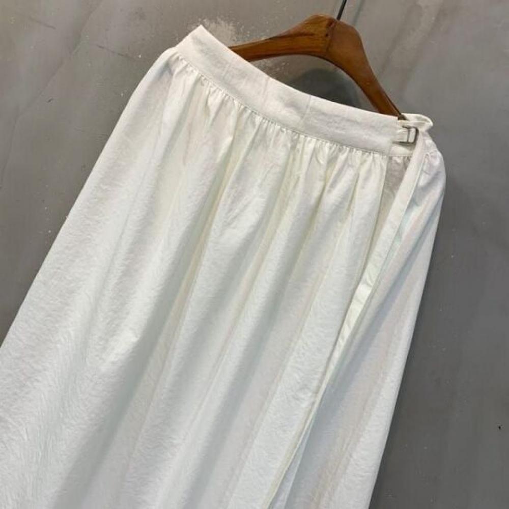 C S In The Room Muki Wrap Strap Long Skirt 2Color