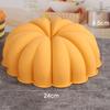 Big Pumpkin Cake Pan Silicone Mold Halloween Pumpkin Shaped Mold Thanksgiving Harvest Baking Cookie Candle Mold