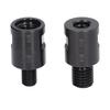 2PCS Thread Drill Bit Converters M10 to M14 and M10 to M14 Thread Shaft Converter Tool for Hole Opener Angle Grinder
