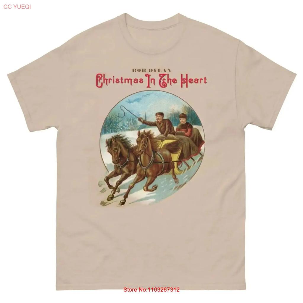 Christmas In The Heart Bob Dylan Unisex And Unisex Full Size T Shirt Td183 Vintage Unisex Top For Everyday Wear Stylish