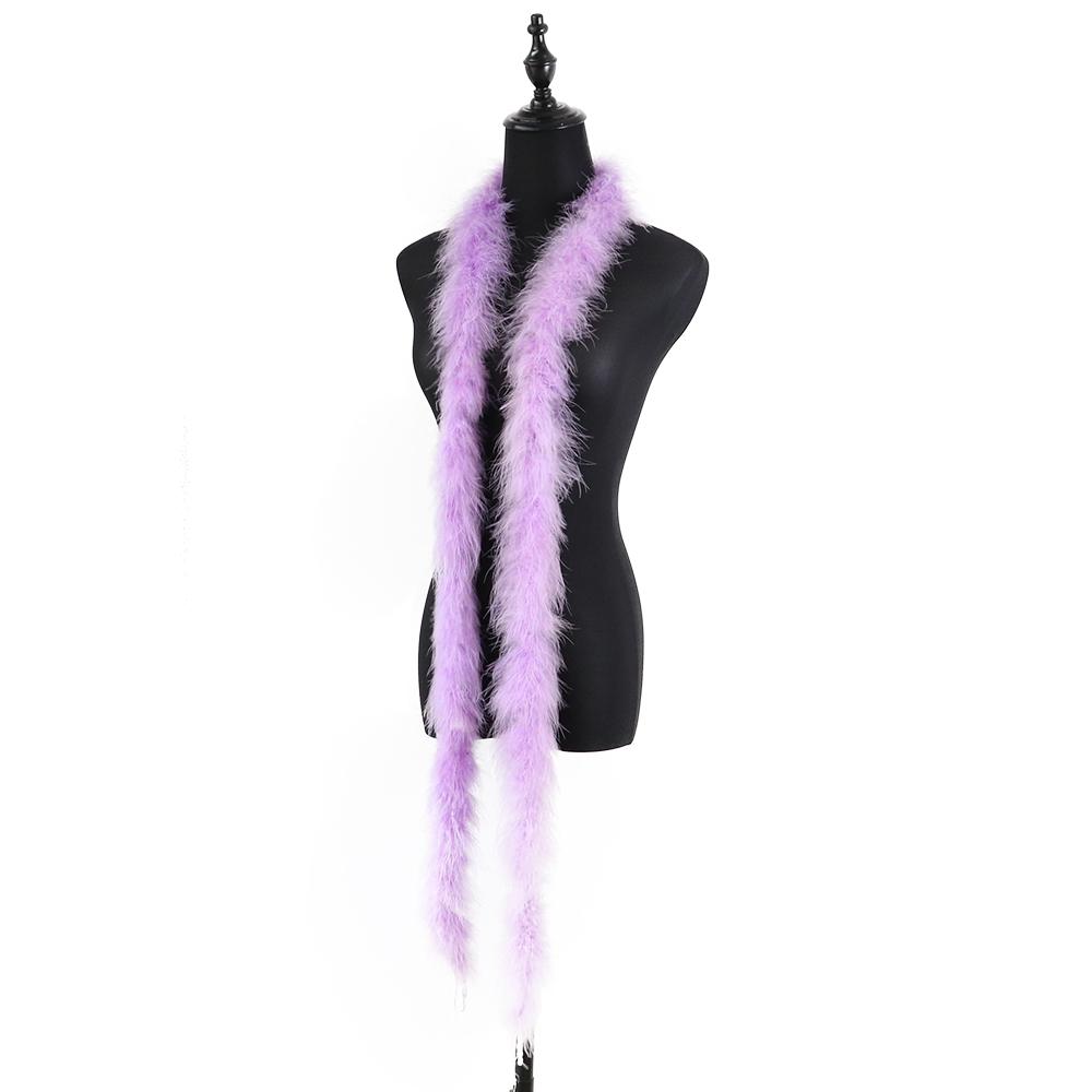 2Meters Colorful Marabou Turkey Feathers Boa 20G High Quality Plumes Shawl For Home Party Wedding Dress Decoration Feather Scarf