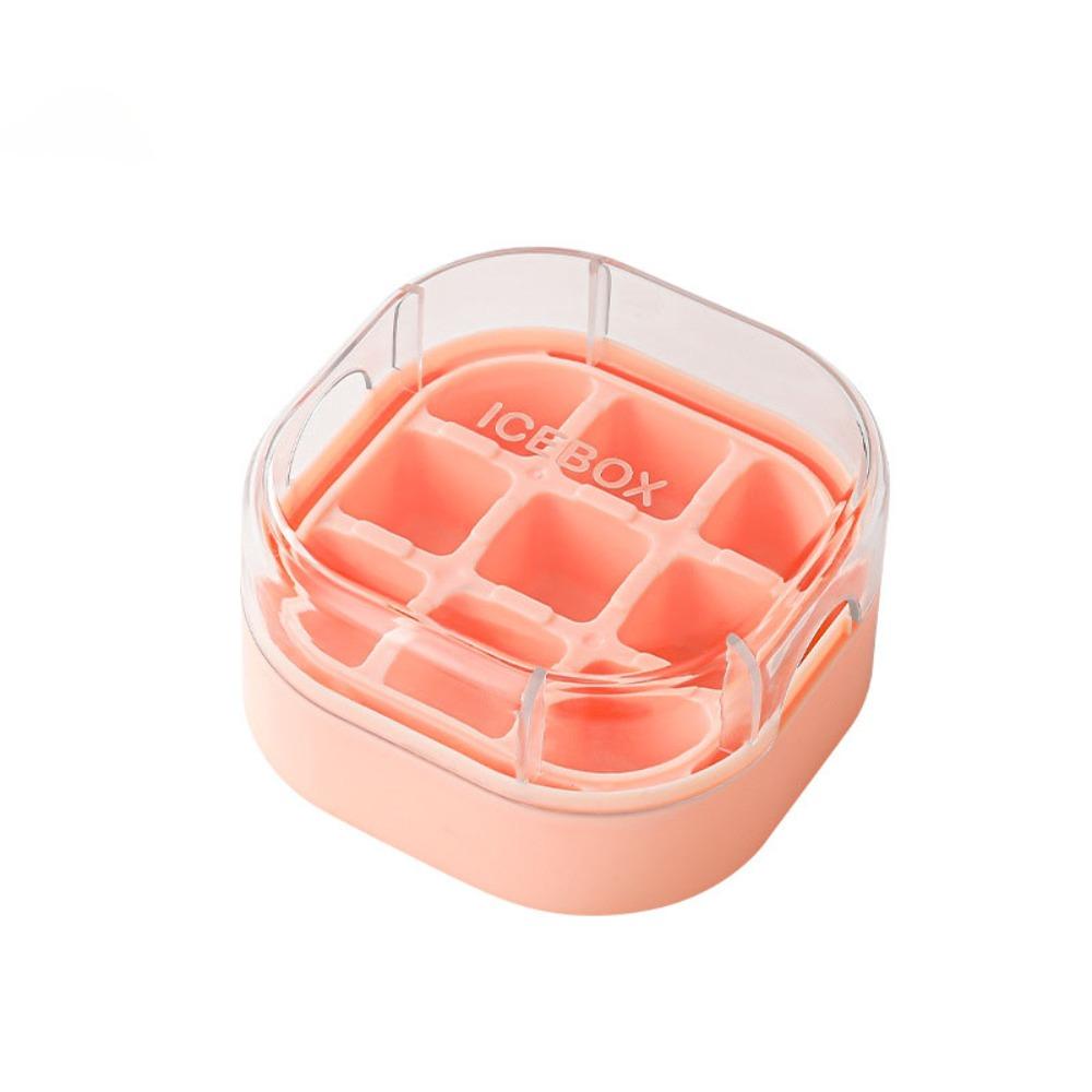 New 9 Grids Ice Mould Mini Press Ice Cube Maker Ice Compartment Party Home Summer Supplies
