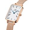 Daniel Wellington Women's QUADRO ROMAN NUMERALS MELROSE Mesh Strap Watch