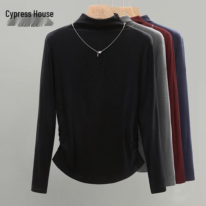 Women s Mock Neck Slim Fit Base Layer Top One Size