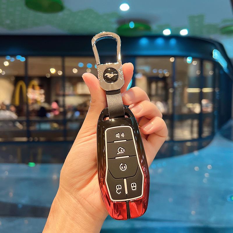 High-End Cobra Metal Key Case for 15-17 Ford Mustang