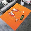 Tappeto Stampato con Motivo A Aperol S Spritz, Banda Classica 3D, Tappeto Nuova Uscita per Soggiorni, Camere da Letto, Aree Ufficio, Tappetino Lavabile