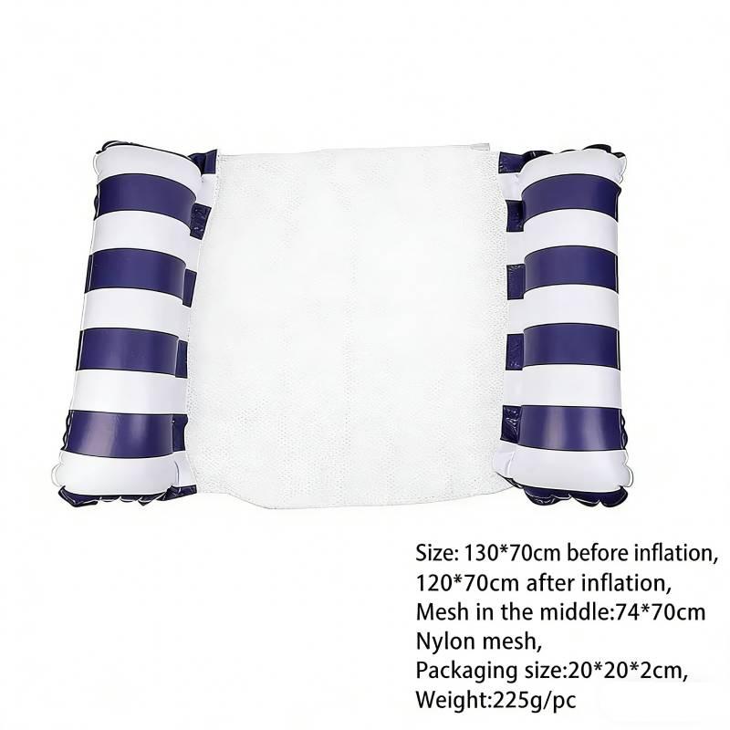 Inflatable Floating Water Hammock Foldable Lounger Portable Floating Bed Floating Row For Pool Beach