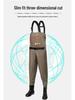 Half-Body Waterproof Fishing Waders with Belt and Boots