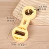 1 Pcs Onion Beans Easy Slicer Stainless Steel Plum Blossom Onion Cutter Ultra-Fine Onion Shredder Slicer Kitchen Tool Accessories