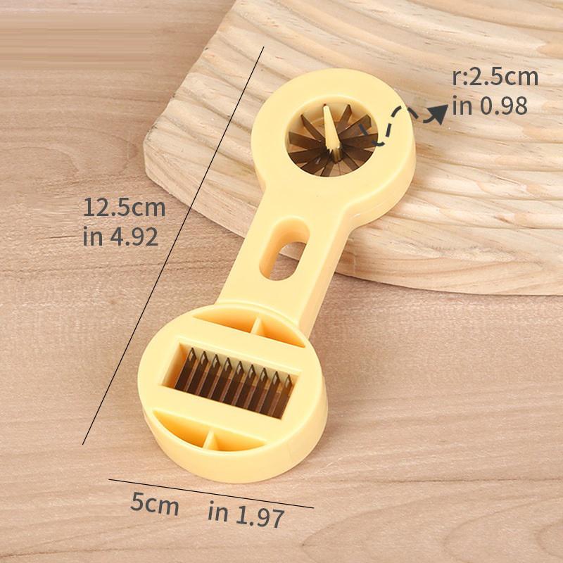 1 Pcs Onion Beans Easy Slicer Stainless Steel Plum Blossom Onion Cutter Ultra-Fine Onion Shredder Slicer Kitchen Tool Accessories